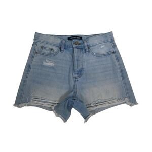 Calvin Klein Jeans Womens 25 Button Fly High Rise Jean Shorts